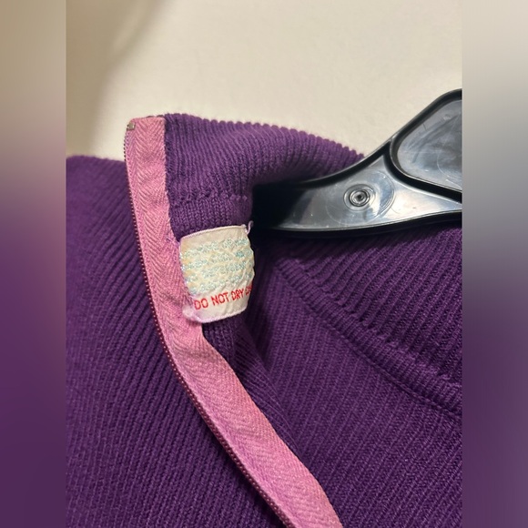 small purple sweater (don’t know brand i thrifted for costume) - Picture 3 of 4